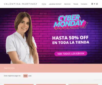 Nutricionvalentinamartinez.com(Nutrición) Screenshot