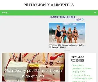 Nutricionyalimentos.com(Nutricion y Alimentos) Screenshot