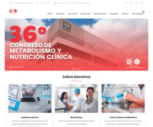 Nutriclinicacolombia.org(Asociación) Screenshot