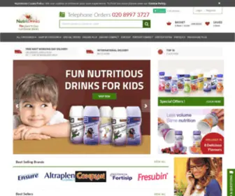 Nutridrinks.co.uk(Nutritional Weight Gain Drinks Specialist) Screenshot
