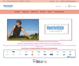 Nutrielixir.fi(Olemme suomalainen terveys) Screenshot