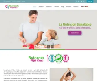 Nutriendomildias.es(Nutriendo Mil Días) Screenshot