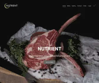 Nutrientmeals.com(Nutrient Meal Prep Subscription Service) Screenshot