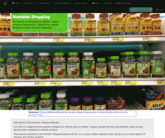 Nutrients-Shopping.com(Nutriets Shopping) Screenshot