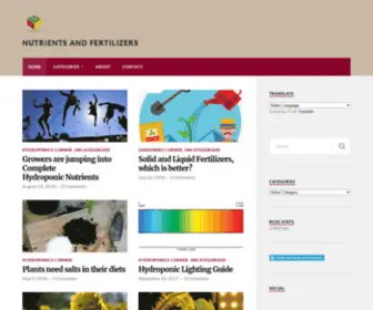 Nutrientsandfertilizers.com(Nutrients and Fertilizers) Screenshot
