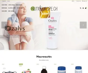 Nutrieurope.ch(Retrouvez notre sélection de produits de qualité pour votre bien) Screenshot