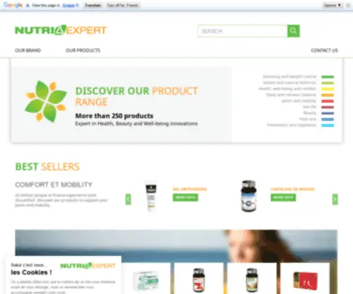 Nutriexpert.fr(Produits de santé naturelle) Screenshot