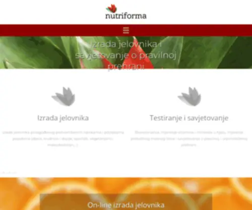 Nutriforma.com.hr(Nutriforma) Screenshot