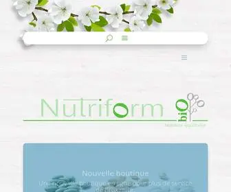 Nutriformbio.com(Complément alimentaire La Réunion) Screenshot