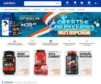 Nutriform.com.br(Loja de Suplementos Alimentares em Bras) Screenshot