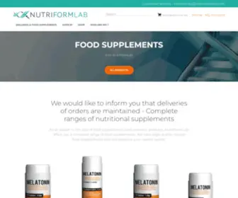 Nutriformlabs.com(Nutritional Supplements) Screenshot