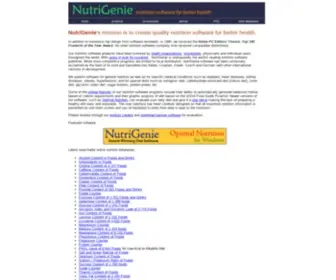 Nutrigenie.biz(Where all about Nutrition Tips) Screenshot