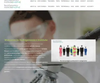 Nutrigenomicsinstitute.com(Learn what) Screenshot