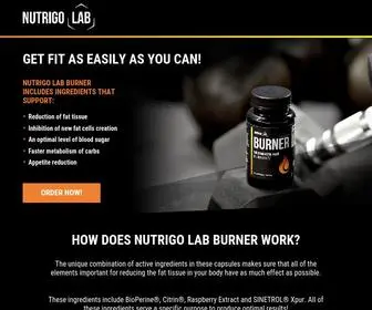 Nutrigolabburner.com(An effective fat burner) Screenshot