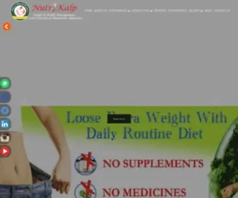 Nutrikalp.in(Nutri Kalp Health & Weight Management Systems Pvt) Screenshot