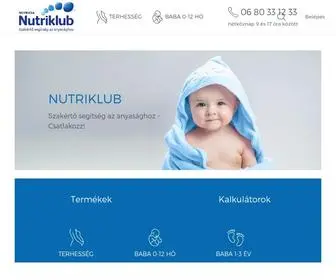 Nutriklub.hu(Szakértő segítség az anyasághoz) Screenshot