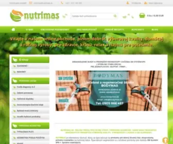 Nutrimas.sk(Prírodná kozmetika) Screenshot