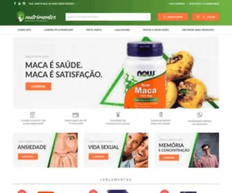 Nutrimentos.com.br(Cápsulas para uma vida melhor) Screenshot