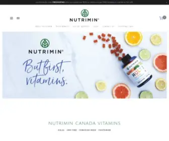 Nutrimin.com(Nutrimin Canada) Screenshot