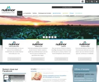 Nutrinor.com(Coopérative) Screenshot