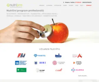 Nutripro.cz(Nutripro) Screenshot