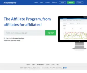 Nutriprofits.com(Affiliate program) Screenshot