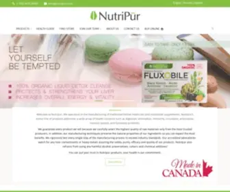 Nutripur.com(Omega 3 supplement) Screenshot