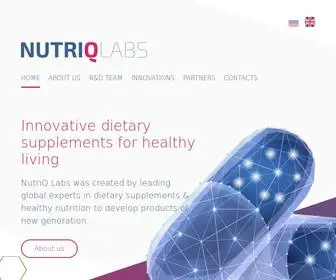 Nutriq.com(Home) Screenshot