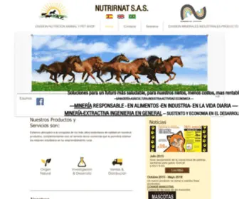 Nutrirnat.com(NUTRIRNAT SAS/DIVISION MINERALES INDUSTRIALES) Screenshot
