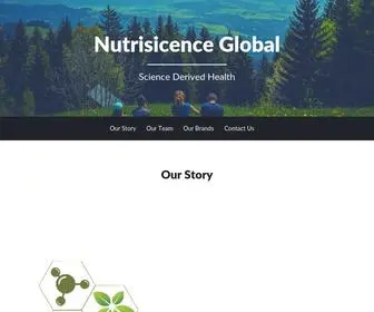 NutriscienceGlobal.com(Science Derived Health) Screenshot