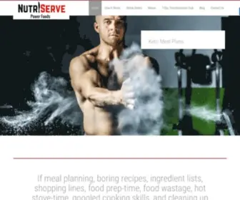 Nutriserve.co.za(Nutritious, convenient meals for busy fitness buffs) Screenshot