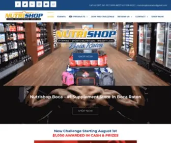 Nutrishopboca.com(Nutrishop Boca) Screenshot