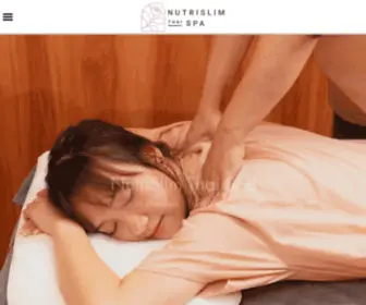 Nutrislimthaispa.com(「Come in stressed Leave revitalized」) Screenshot