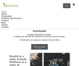 Nutrisults.com(Home) Screenshot