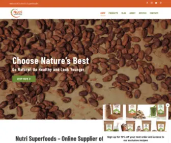 Nutrisuperfoods.com(Nutri Superfoods) Screenshot