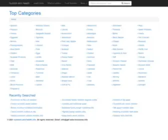 Nutrition-AND-Health.info(Nutrition and Health) Screenshot