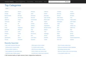 Nutrition-Healthy.com(Nutrition for Life Health) Screenshot