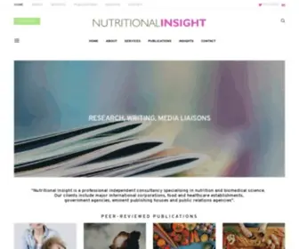 Nutritional-Insight.co.uk(Nutritional Insight) Screenshot