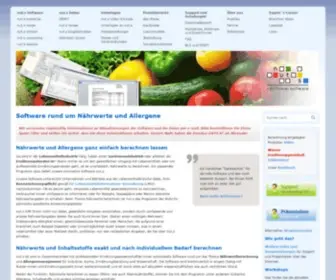 Nutritional-Software.at(Nährwertberechnung) Screenshot