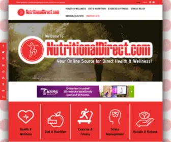 Nutritionaldirect.com(Your Online Source for Direct Health & Wellness) Screenshot