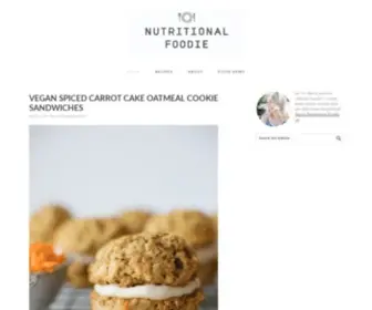 Nutritionalfoodie.com(Nutritional Foodie) Screenshot