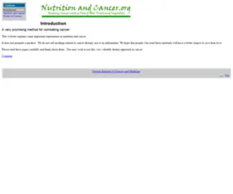 Nutrition and Cancer