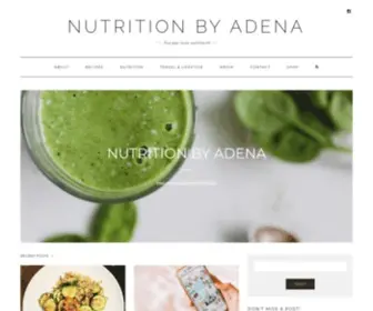 Nutritionbyadena.com(Nutrition By Adena) Screenshot