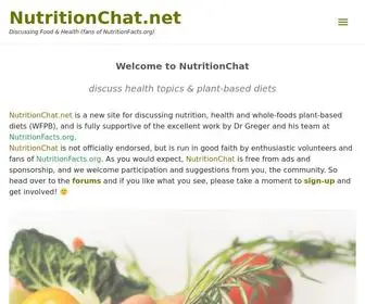 Nutritionchat.net(Nutrition Chat) Screenshot