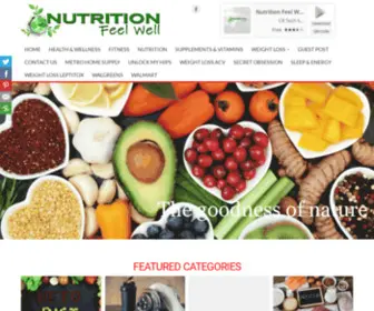 Nutritionfeelwell.com(Nutrition Feel Well) Screenshot