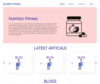 Nutritionfitnesss.com(Fat 2 Fit Blog) Screenshot