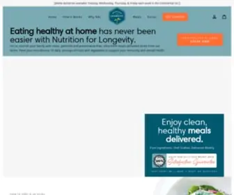 Nutritionforlongevity.com(Nutrition For Longevity Meal Delivery) Screenshot