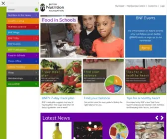 Nutrition.org.uk(British Nutrition Foundation) Screenshot
