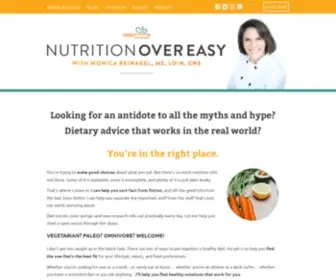 Nutritionovereasy.com(Nutrition Over Easy with Monica Reinagel) Screenshot