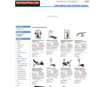 Nutritionpark.com(Bodybuilding Sports Nutrition Supplements) Screenshot